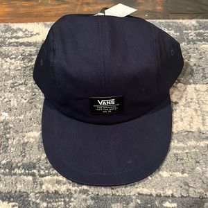 Vans navy longbrim hat